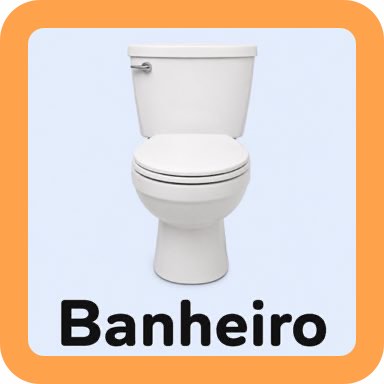 Cartão visual do CAALivre para Banheiro