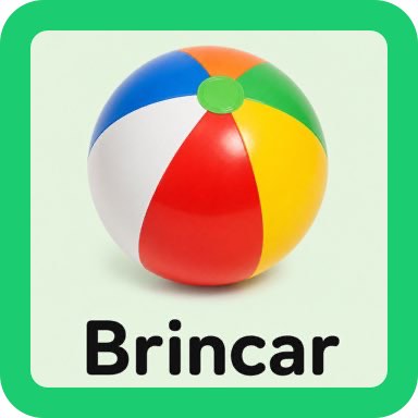 Cartão visual do CAALivre para Brincar