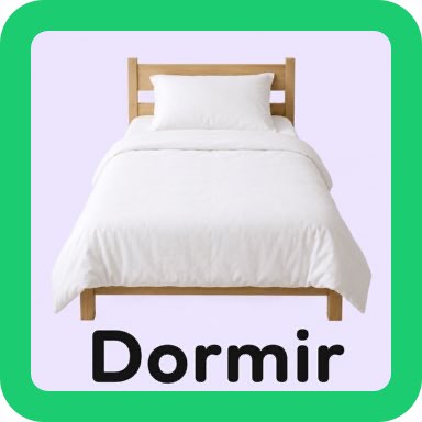 Cartão visual do CAALivre para Dormir