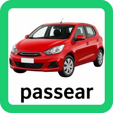 Cartão visual do CAALivre para Passear