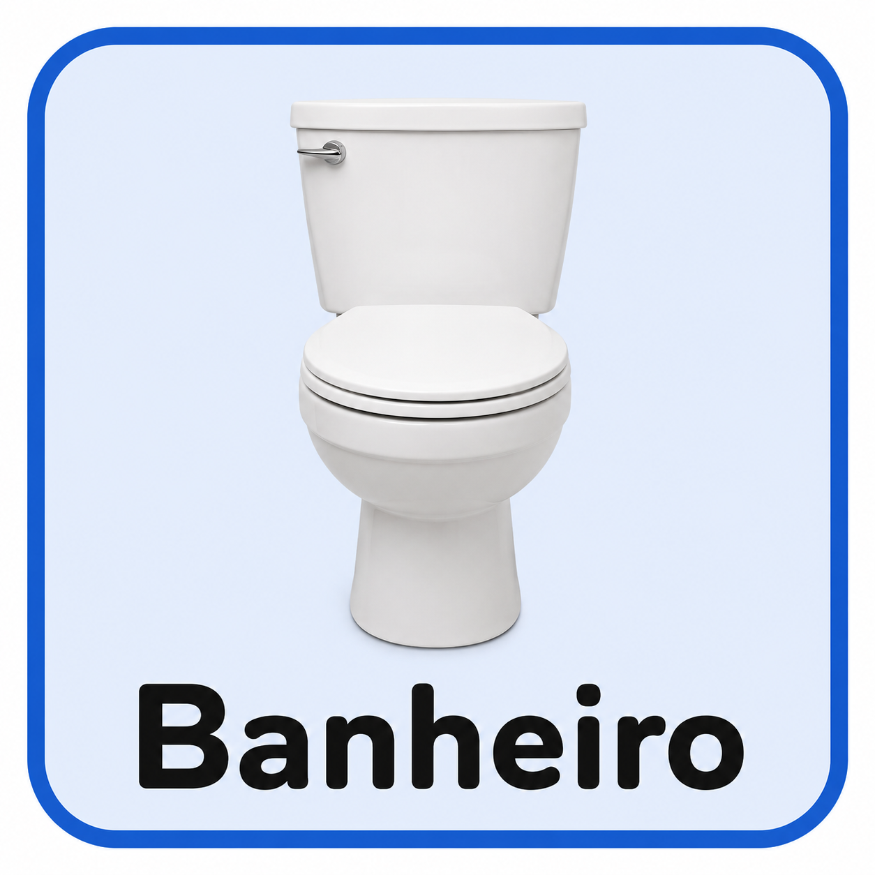 Cartão visual do CAALivre para Banheiro