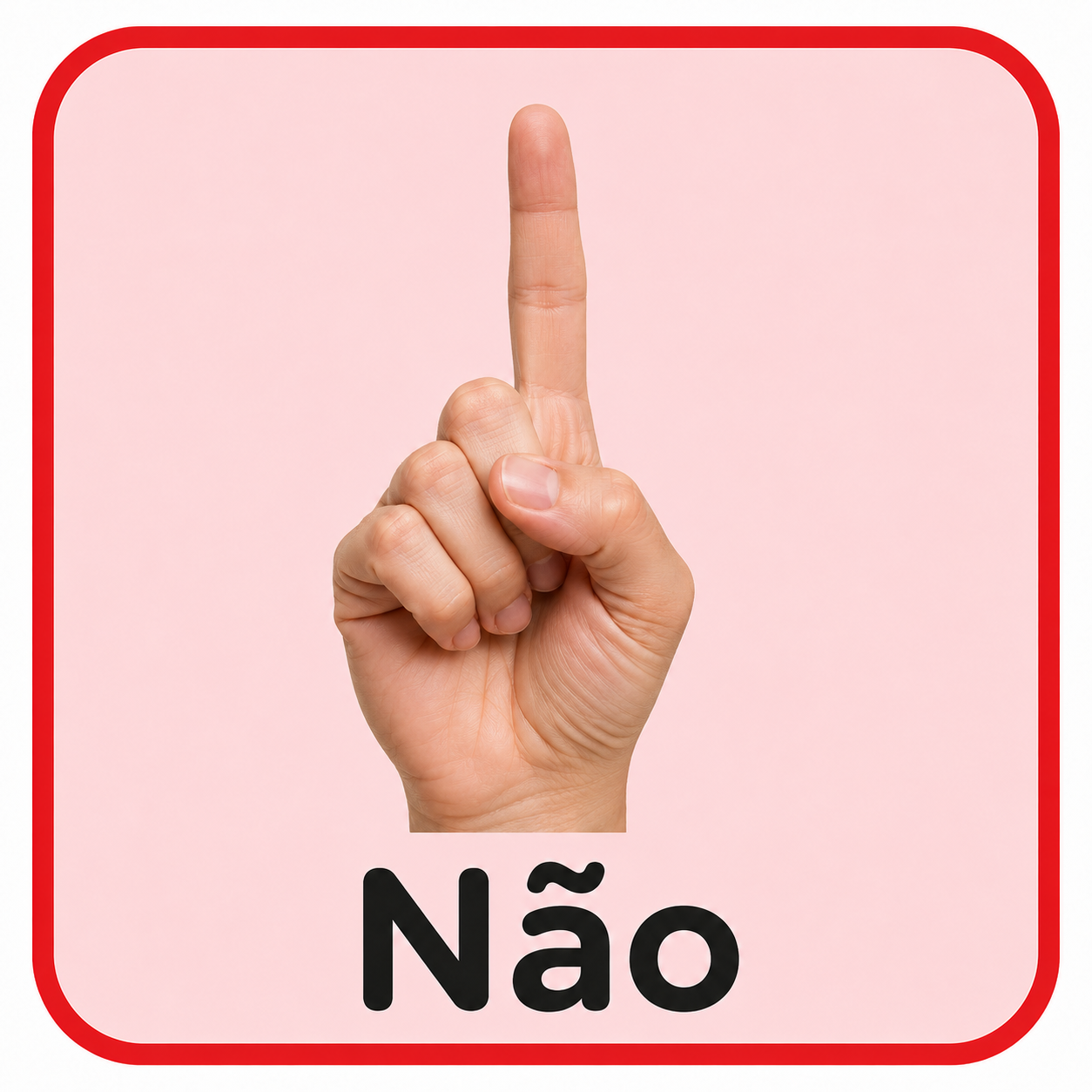 Cartão visual do CAALivre para Não
