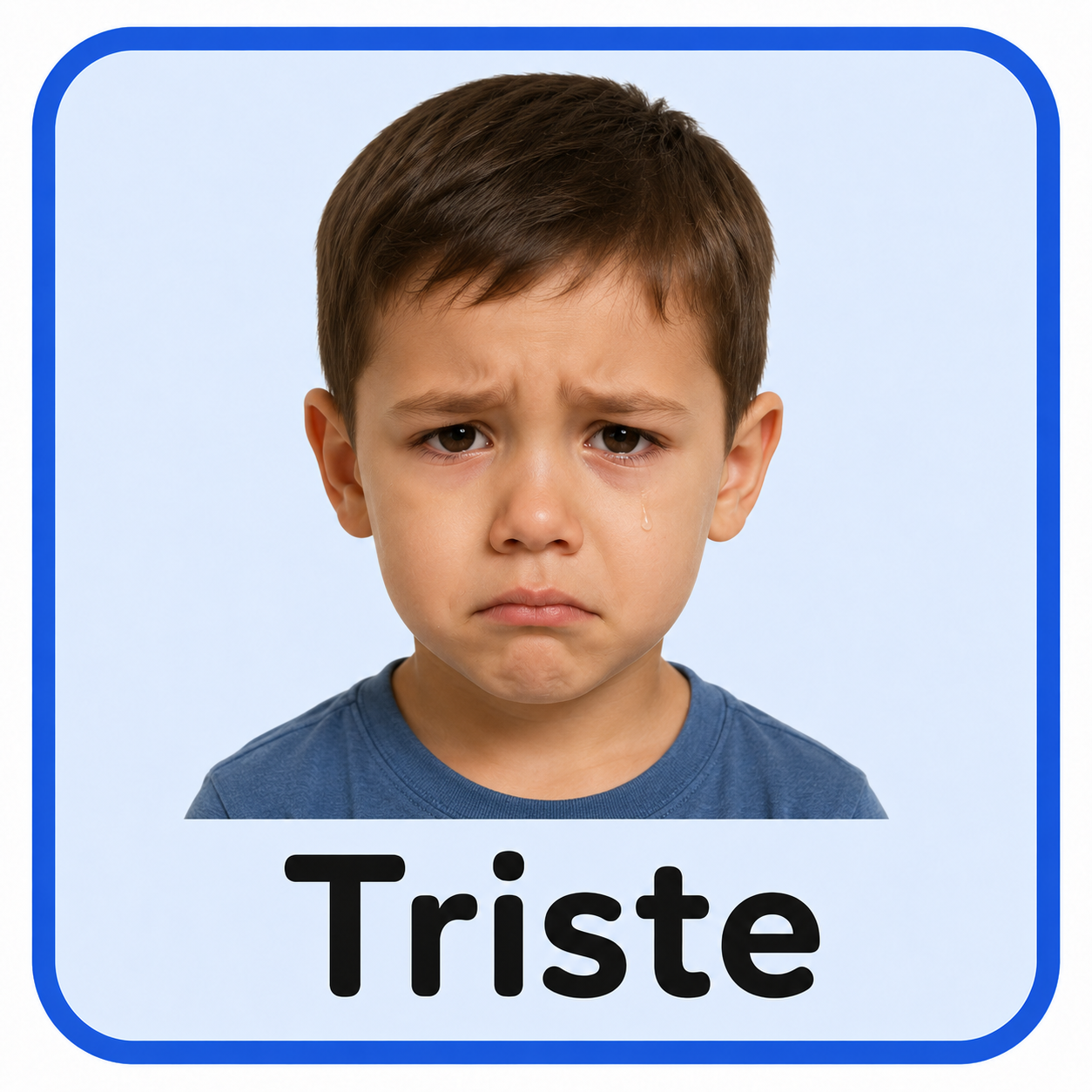 Cartão visual do CAALivre para Triste